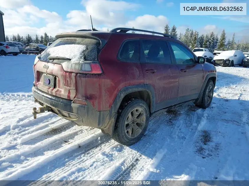 1C4PJMBX8LD632562 2020 Jeep Cherokee Trailhawk