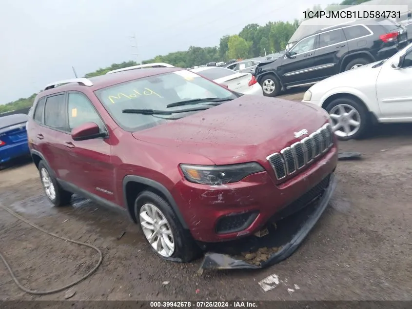 1C4PJMCB1LD584731 2020 Jeep Cherokee Latitude 4X4