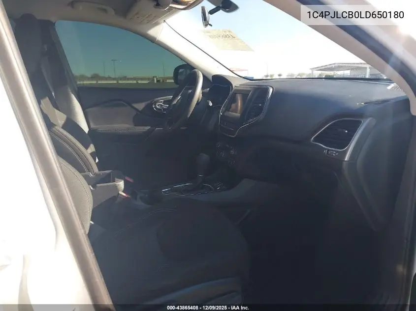1C4PJLCB0LD650180 2020 Jeep Cherokee Latitude Fwd
