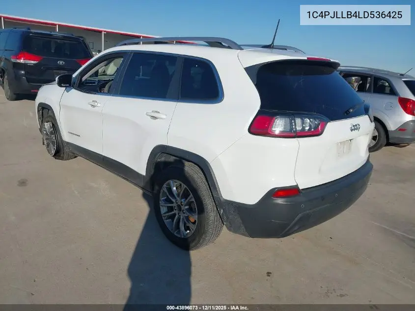 1C4PJLLB4LD536425 2020 Jeep Cherokee Latitude Plus Fwd