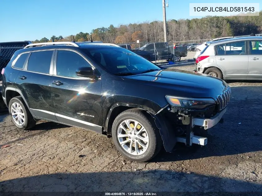1C4PJLCB4LD581543 2020 Jeep Cherokee Latitude Fwd