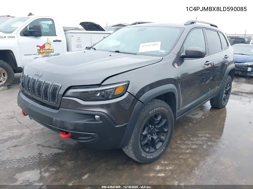 1C4PJMBX8LD590085 2020 Jeep Cherokee Trailhawk 4X4
