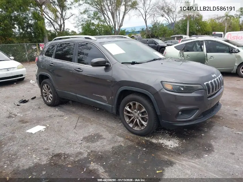 1C4PJLLB2LD586191 2020 Jeep Cherokee Latitude Plus Fwd