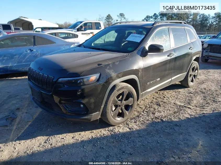 1C4PJLLB8MD173435 2021 Jeep Cherokee Altitude Fwd