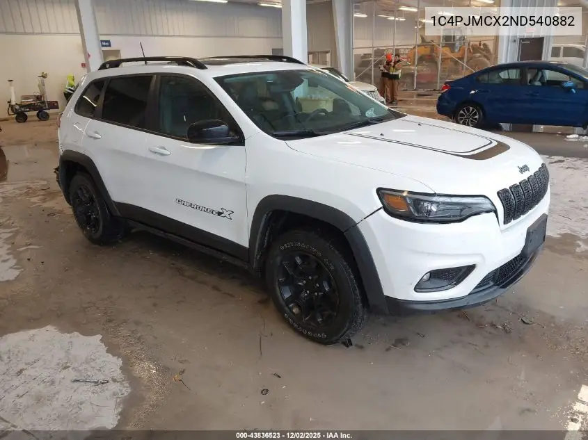 1C4PJMCX2ND540882 2022 Jeep Cherokee X 4X4