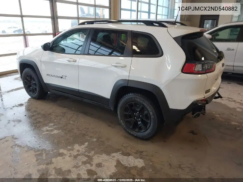 1C4PJMCX2ND540882 2022 Jeep Cherokee X 4X4