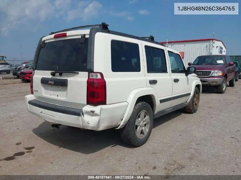 1J8HG48N26C364765 2006 Jeep Commander