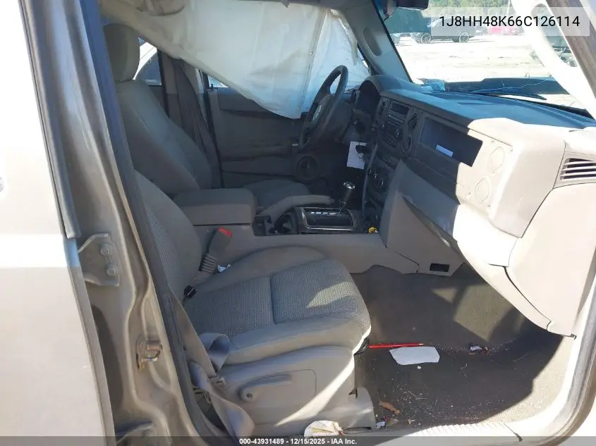 1J8HH48K66C126114 2006 Jeep Commander