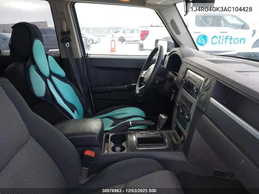 1J4RG4GK3AC104428 2010 Jeep Commander Sport