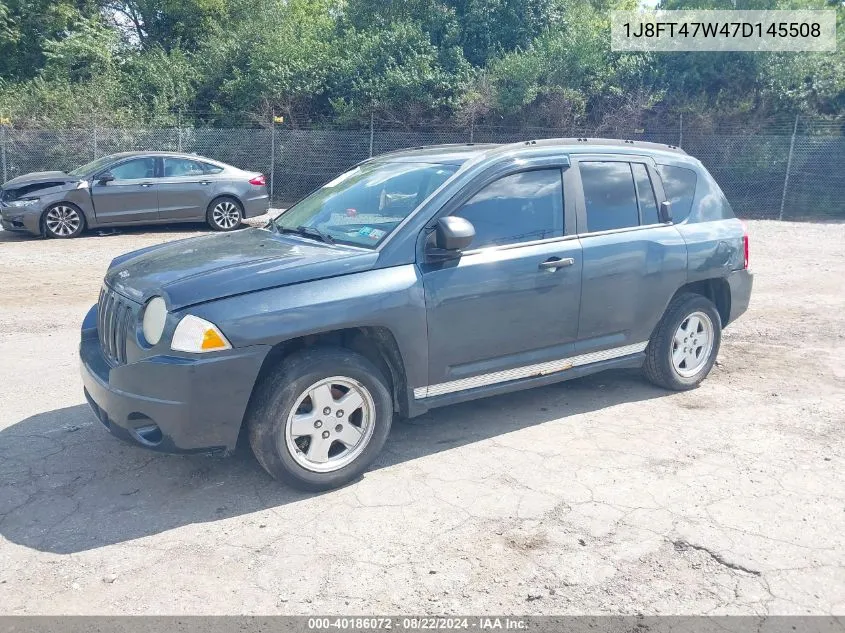 1J8FT47W47D145508 2007 Jeep Compass Sport