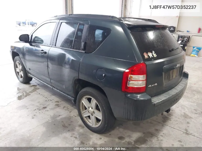 1J8FF47W57D352237 2007 Jeep Compass Sport