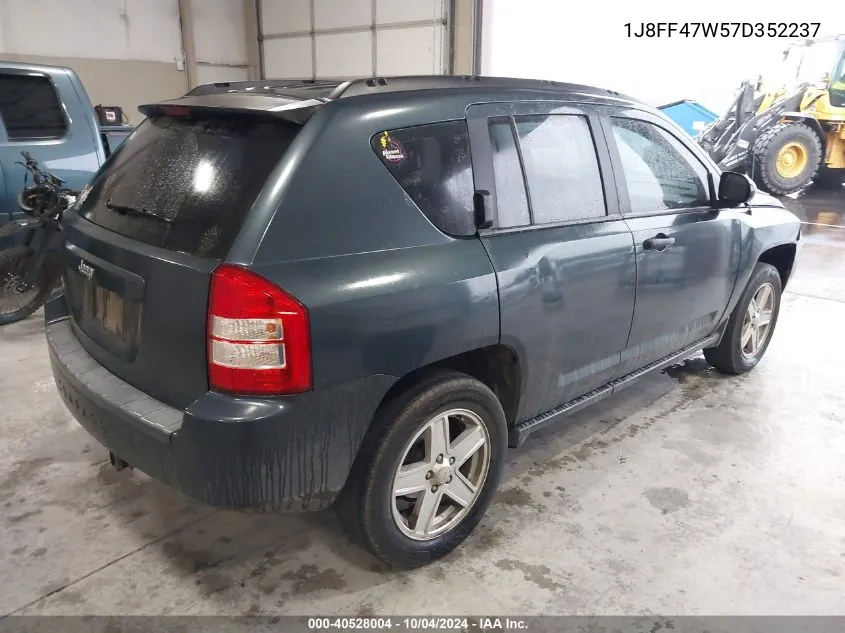 1J8FF47W57D352237 2007 Jeep Compass Sport