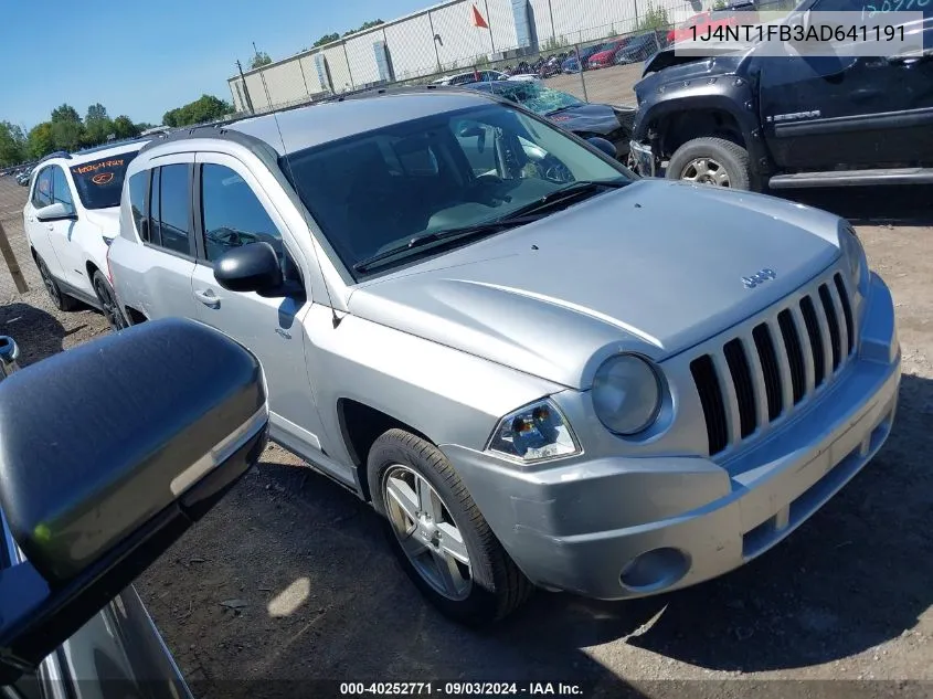 1J4NT1FB3AD641191 2010 Jeep Compass Sport