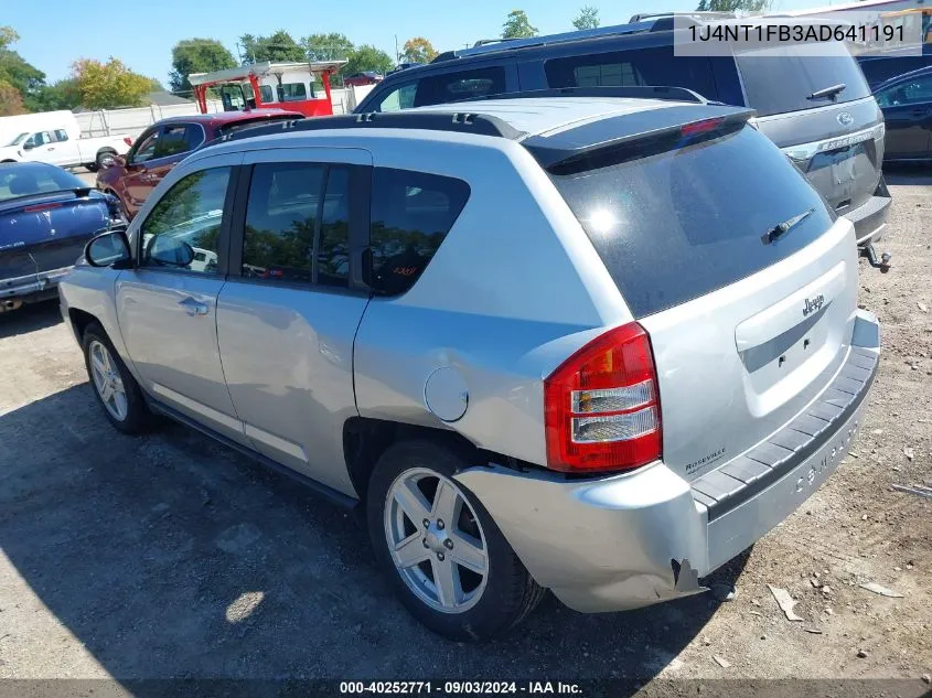 2010 Jeep Compass Sport VIN: 1J4NT1FB3AD641191 Lot: 40252771