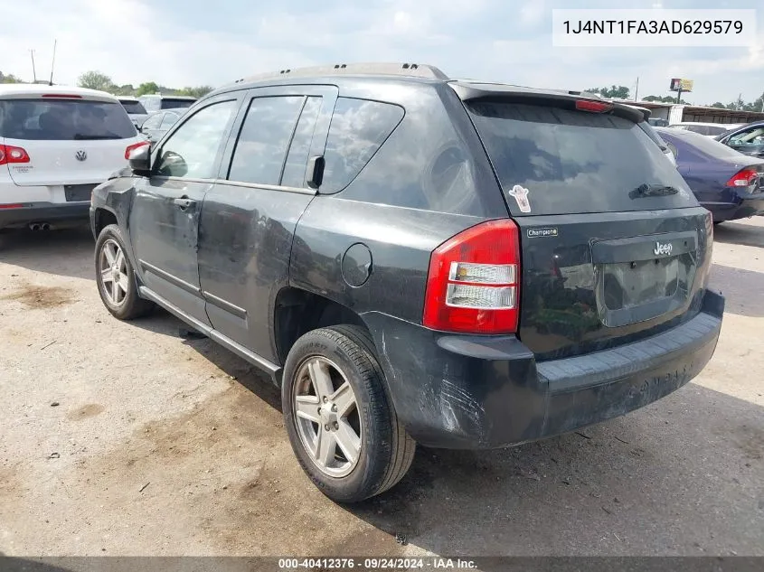 1J4NT1FA3AD629579 2010 Jeep Compass Sport