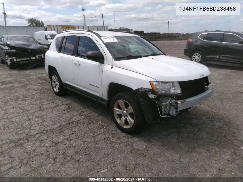 2011 Jeep Compass VIN: 1J4NF1FB6BD238458 Lot: 40142002