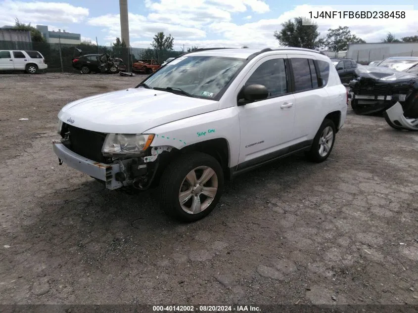 2011 Jeep Compass VIN: 1J4NF1FB6BD238458 Lot: 40142002