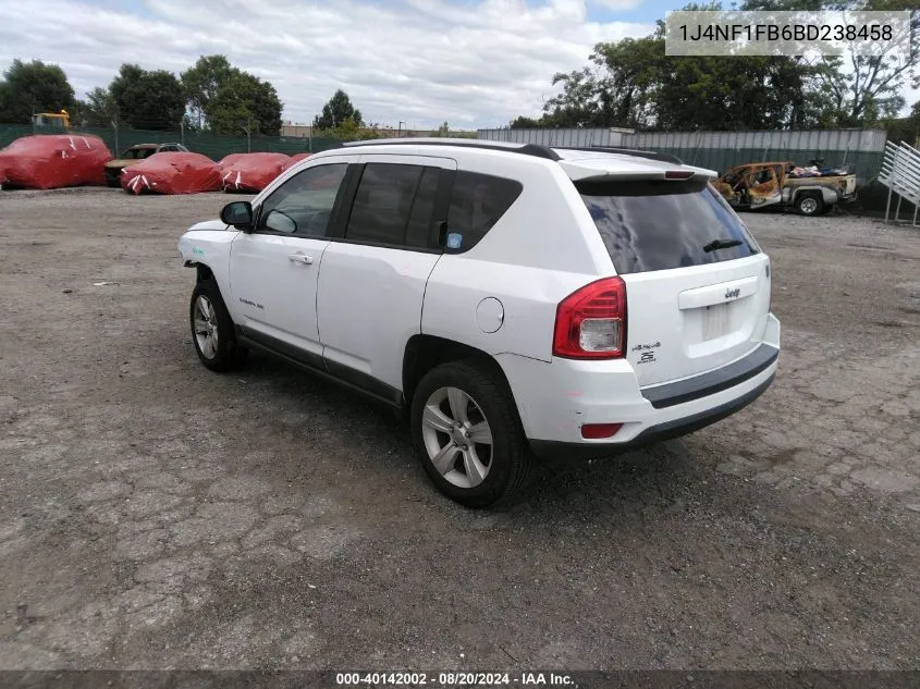 2011 Jeep Compass VIN: 1J4NF1FB6BD238458 Lot: 40142002