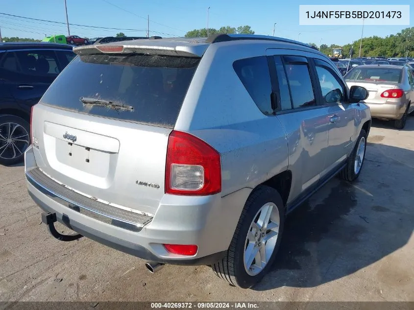 2011 Jeep Compass Limited VIN: 1J4NF5FB5BD201473 Lot: 40269372