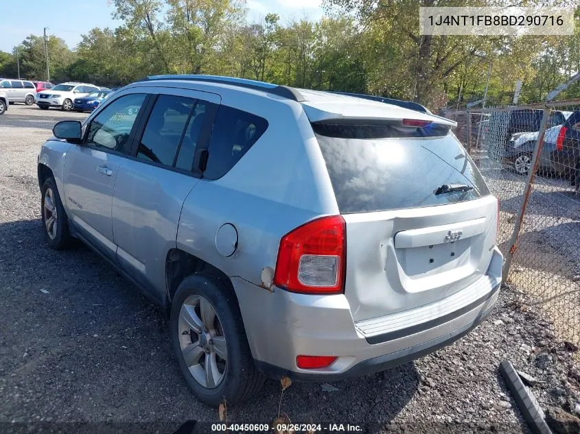 1J4NT1FB8BD290716 2011 Jeep Compass Sport