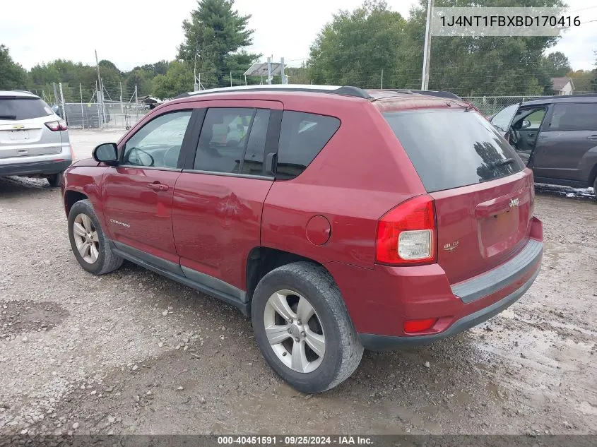 1J4NT1FBXBD170416 2011 Jeep Compass