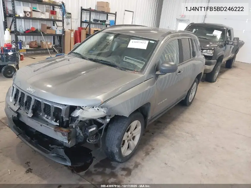 1J4NT1FB5BD246222 2011 Jeep Compass