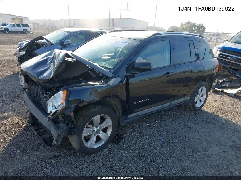 1J4NT1FA0BD139022 2011 Jeep Compass