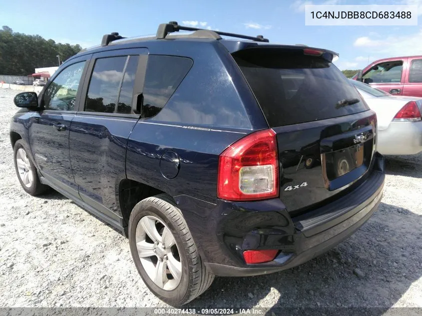 1C4NJDBB8CD683488 2012 Jeep Compass Sport