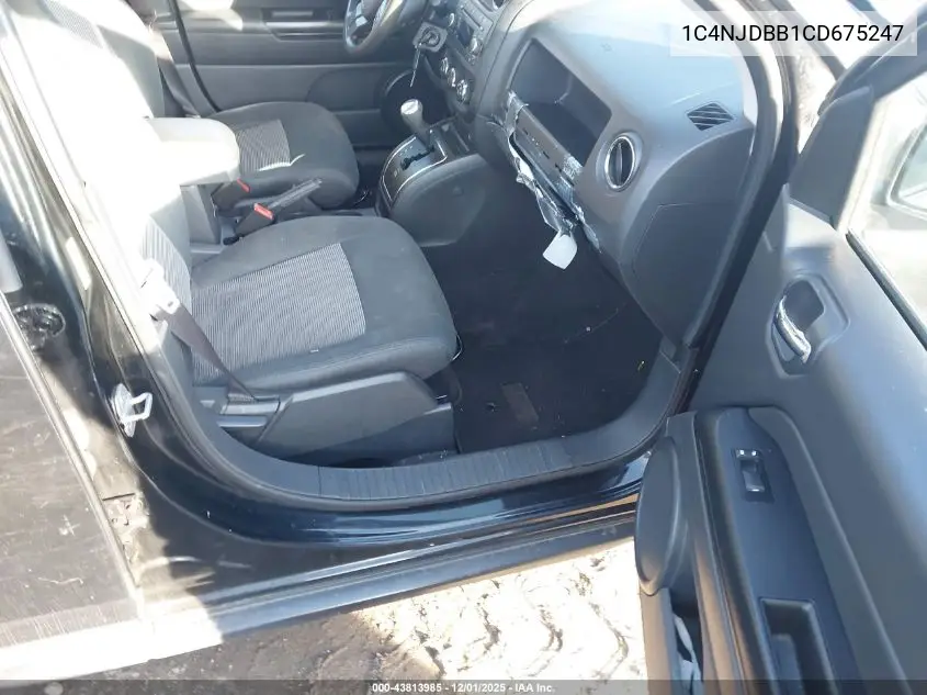 1C4NJDBB1CD675247 2012 Jeep Compass Sport
