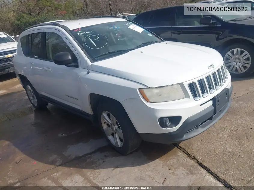 1C4NJCBA6CD503622 2012 Jeep Compass Sport