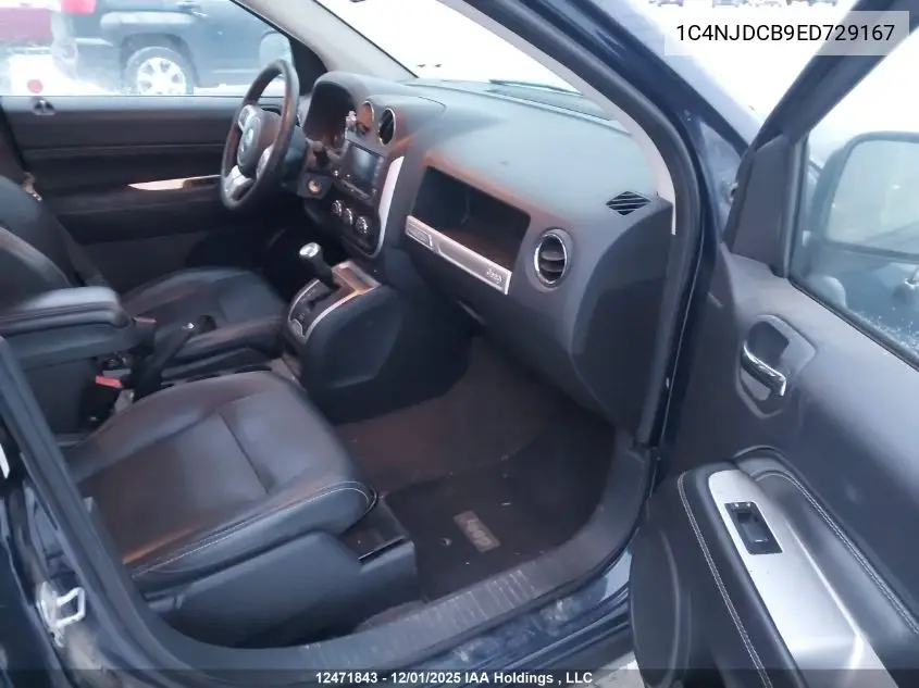 1C4NJDCB9ED729167 2014 Jeep Compass Limited
