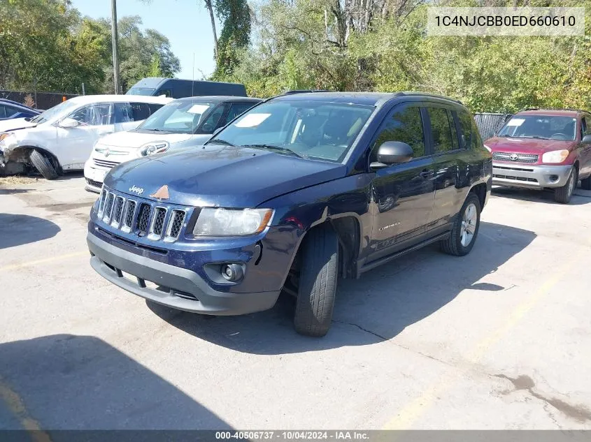 1C4NJCBB0ED660610 2014 Jeep Compass Sport