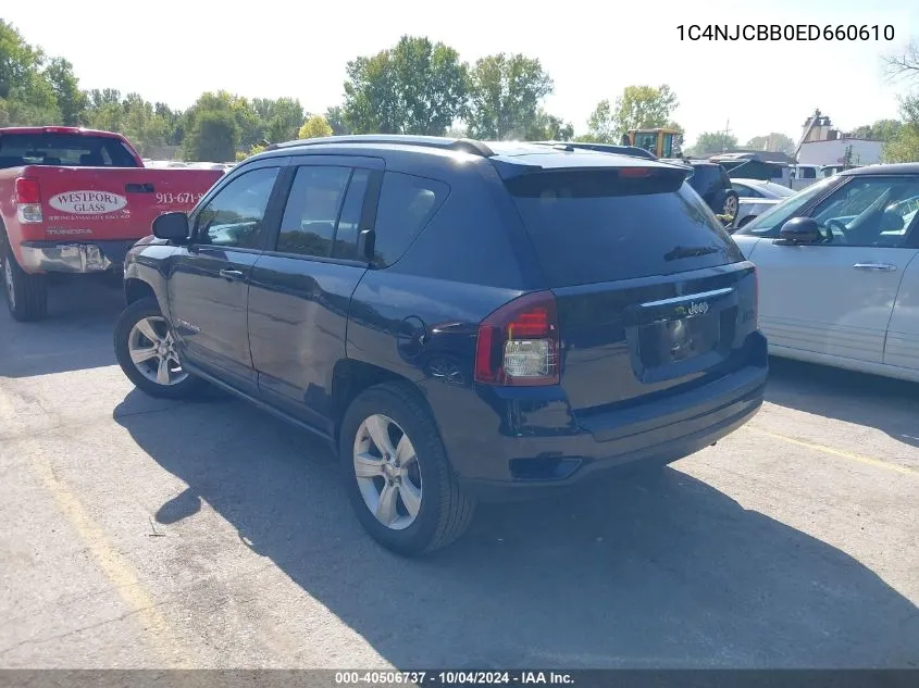 1C4NJCBB0ED660610 2014 Jeep Compass Sport