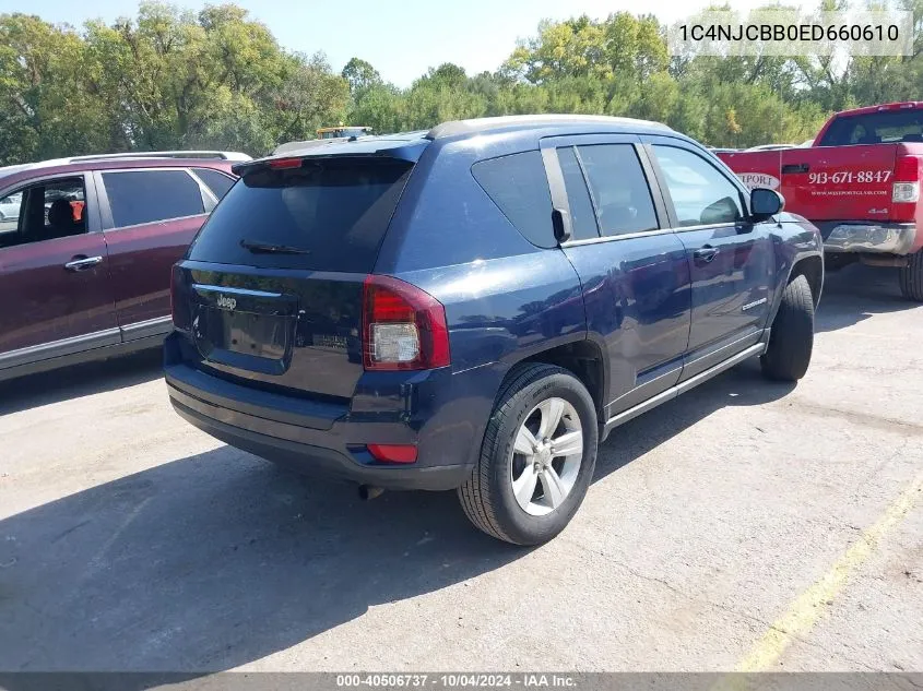 1C4NJCBB0ED660610 2014 Jeep Compass Sport