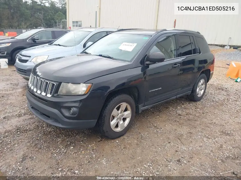 1C4NJCBA1ED505216 2014 Jeep Compass Sport