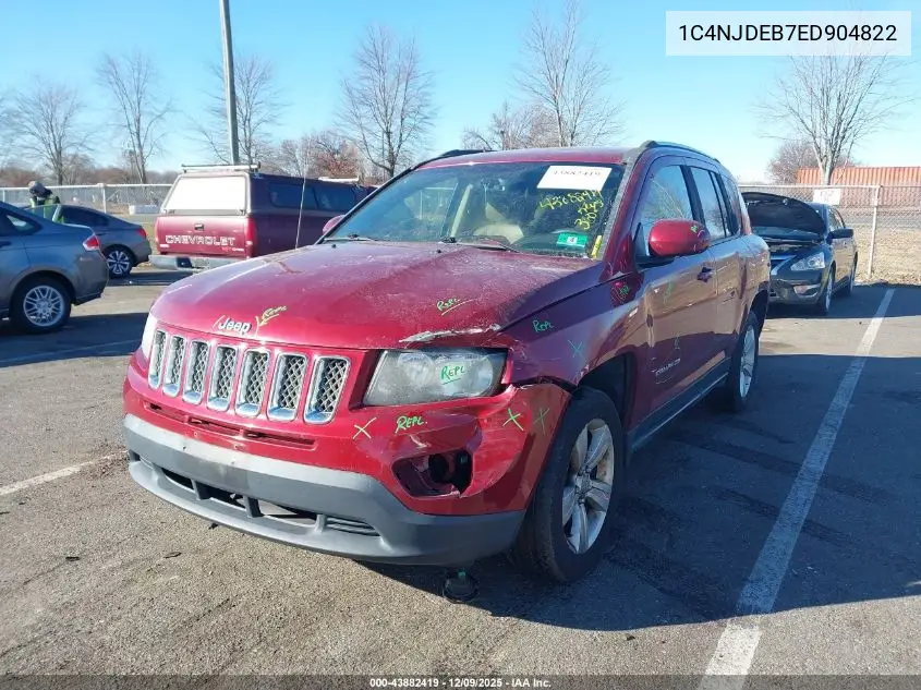 1C4NJDEB7ED904822 2014 Jeep Compass Latitude