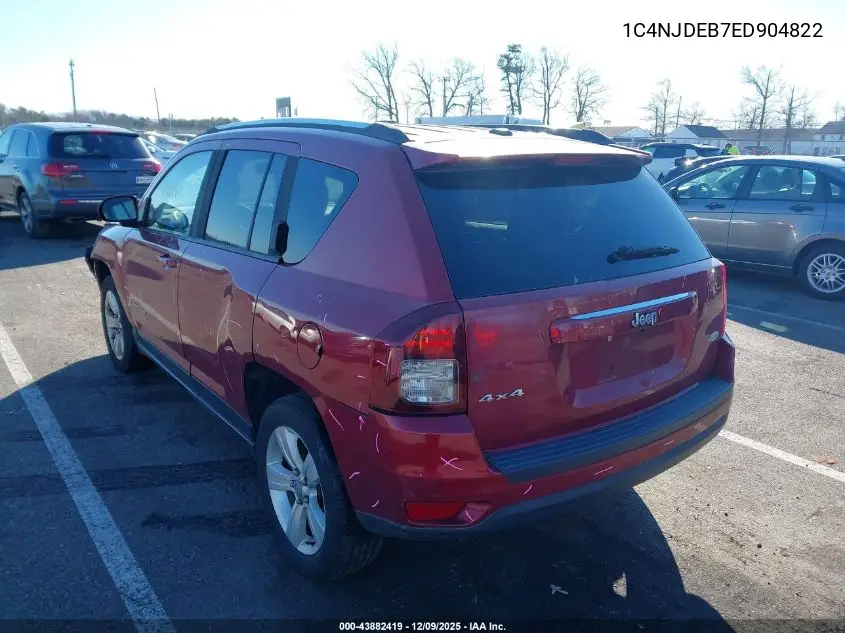 1C4NJDEB7ED904822 2014 Jeep Compass Latitude