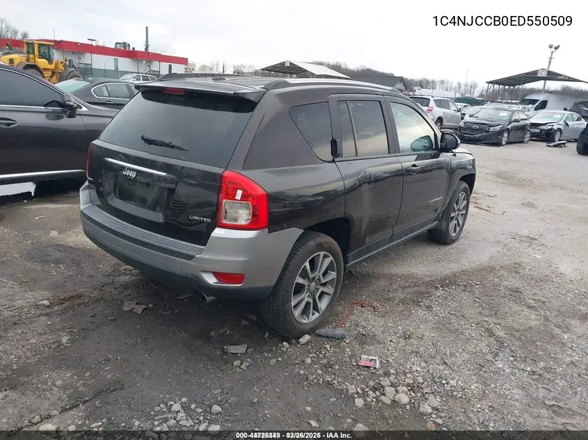 1C4NJCCB0ED550509 2014 Jeep Compass Limited