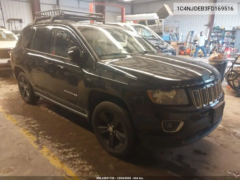 1C4NJDEB3FD169516 2015 Jeep Compass High Altitude Edition