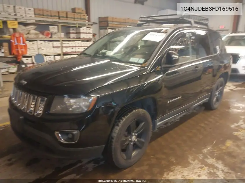 1C4NJDEB3FD169516 2015 Jeep Compass High Altitude Edition