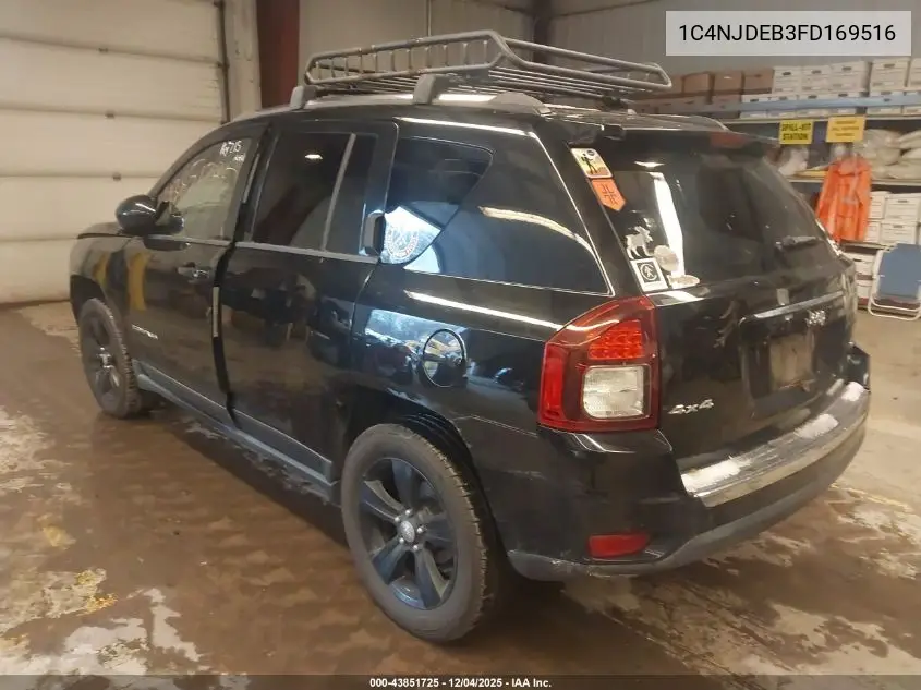 1C4NJDEB3FD169516 2015 Jeep Compass High Altitude Edition
