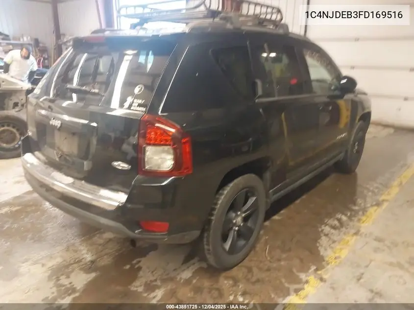 1C4NJDEB3FD169516 2015 Jeep Compass High Altitude Edition