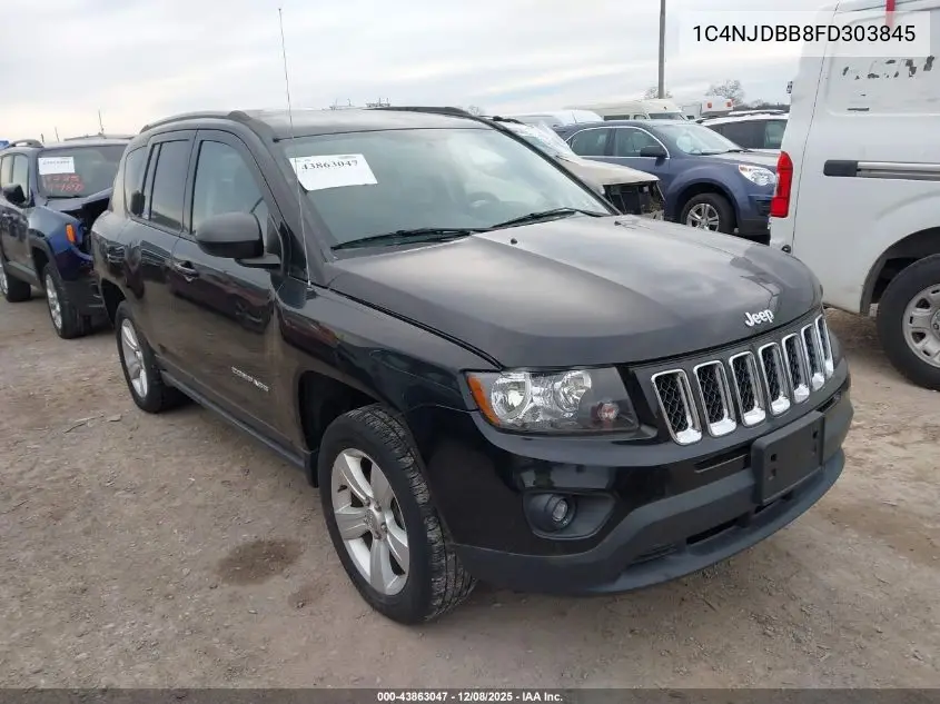 1C4NJDBB8FD303845 2015 Jeep Compass Sport