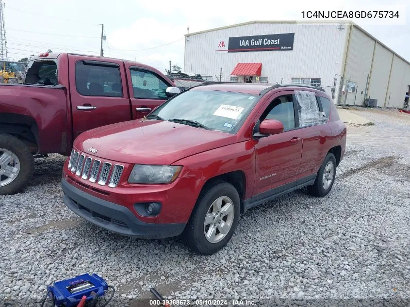 1C4NJCEA8GD675734 2016 Jeep Compass Latitude