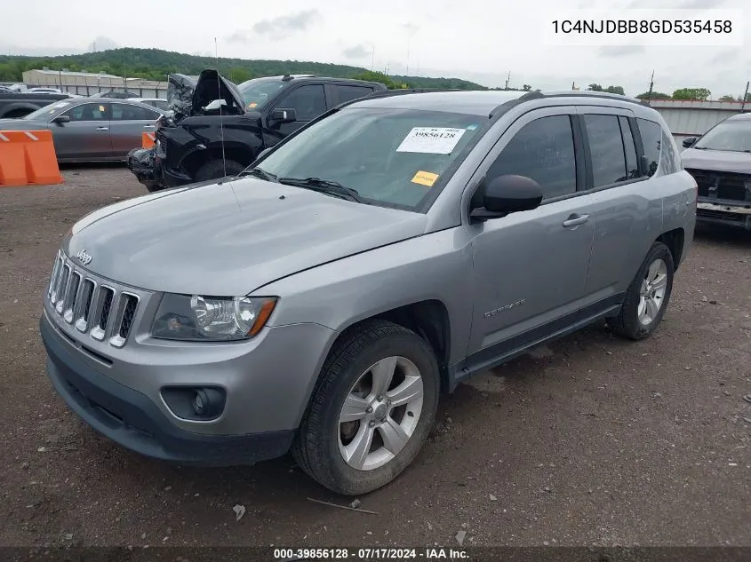 1C4NJDBB8GD535458 2016 Jeep Compass Sport