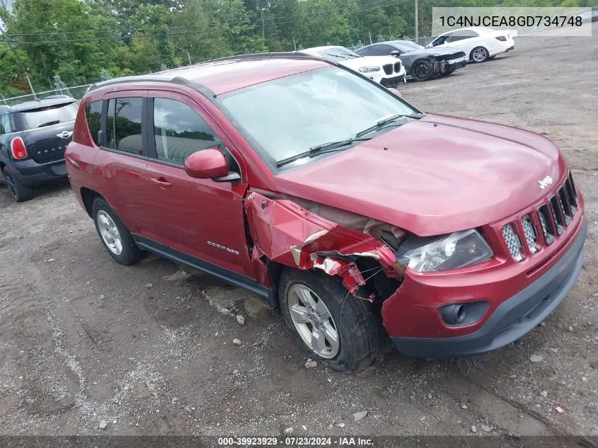 1C4NJCEA8GD734748 2016 Jeep Compass Latitude