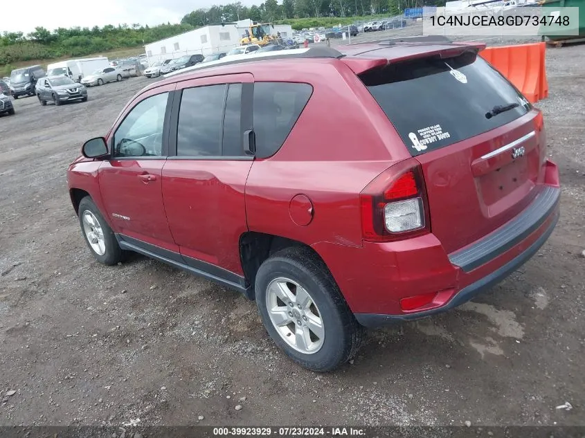 1C4NJCEA8GD734748 2016 Jeep Compass Latitude