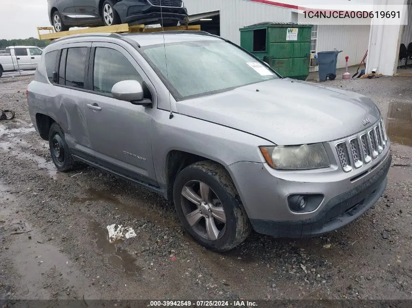 1C4NJCEA0GD619691 2016 Jeep Compass Latitude