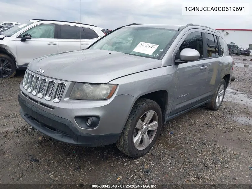 1C4NJCEA0GD619691 2016 Jeep Compass Latitude