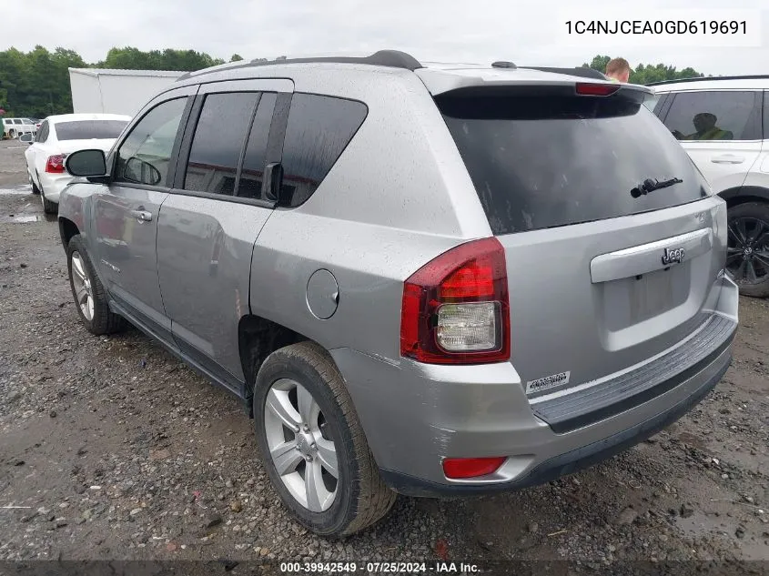 1C4NJCEA0GD619691 2016 Jeep Compass Latitude